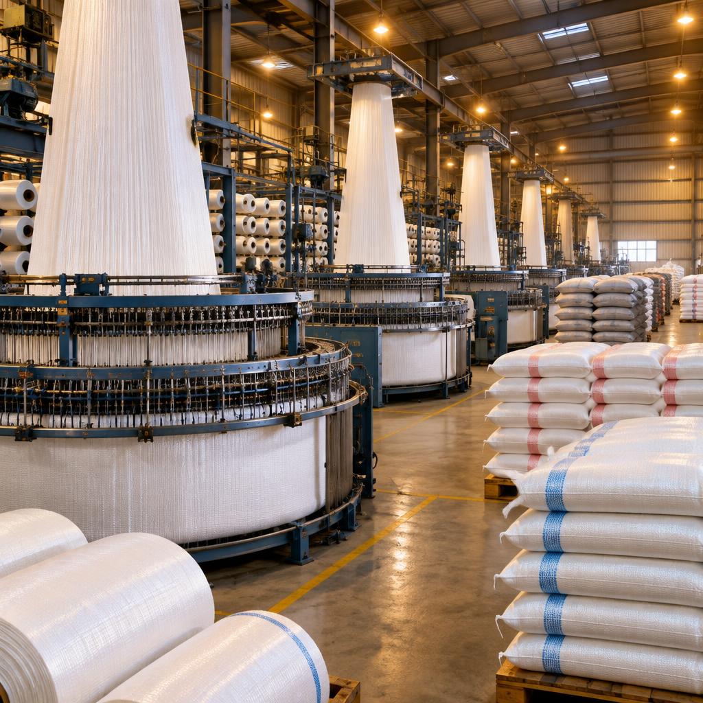 Woven bags manufacturing